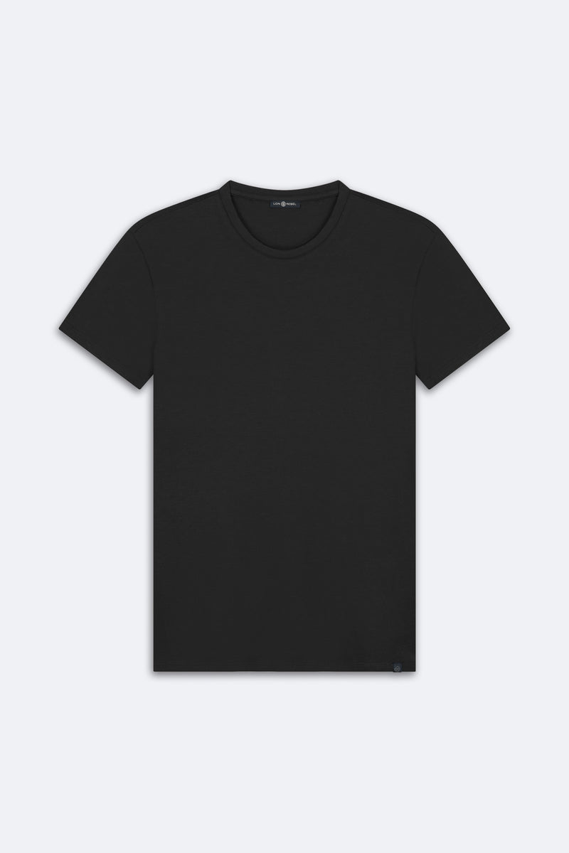 Crew-Neck Undershirt | Onyx Black