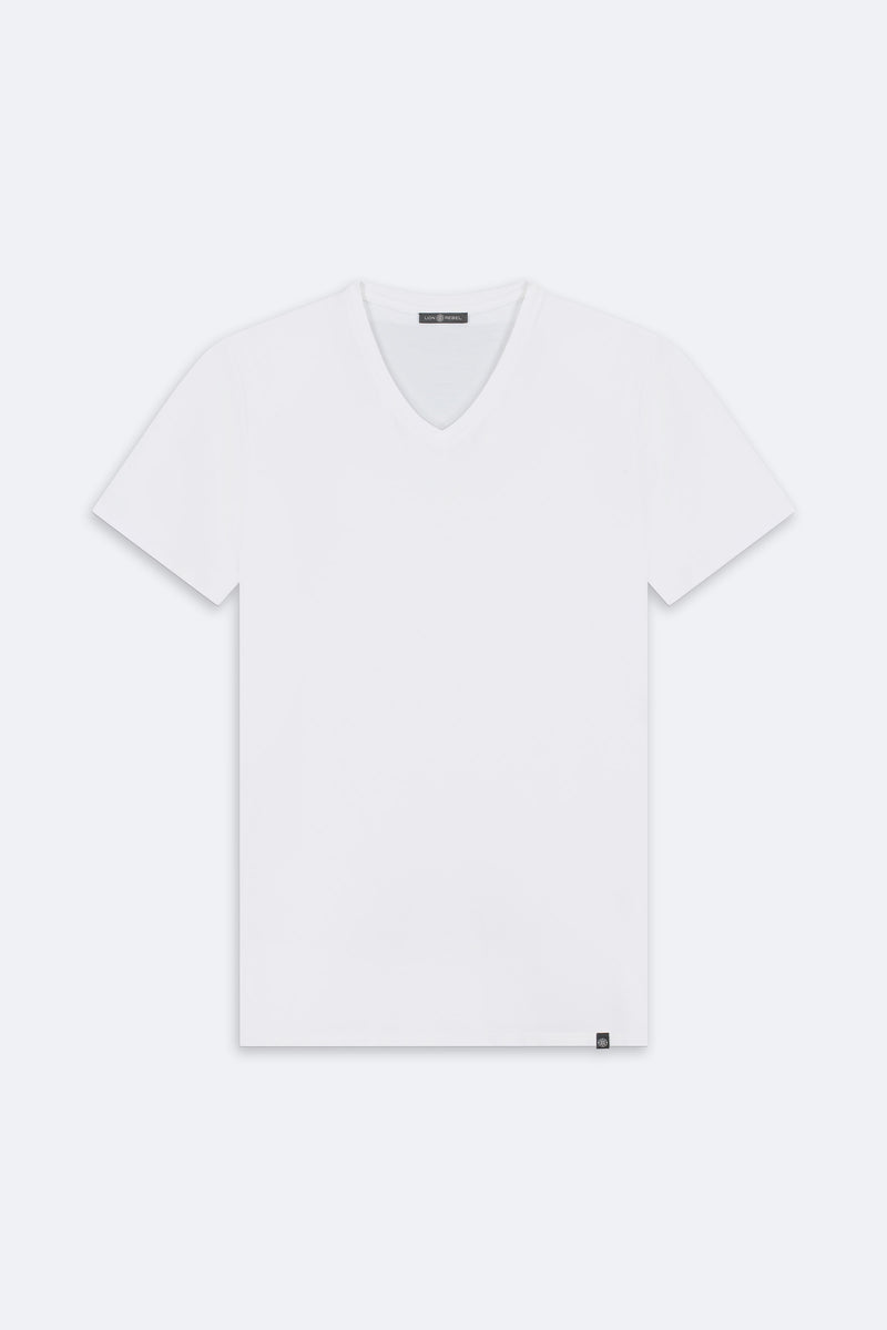 V-Neck Undershirt | Arctic White