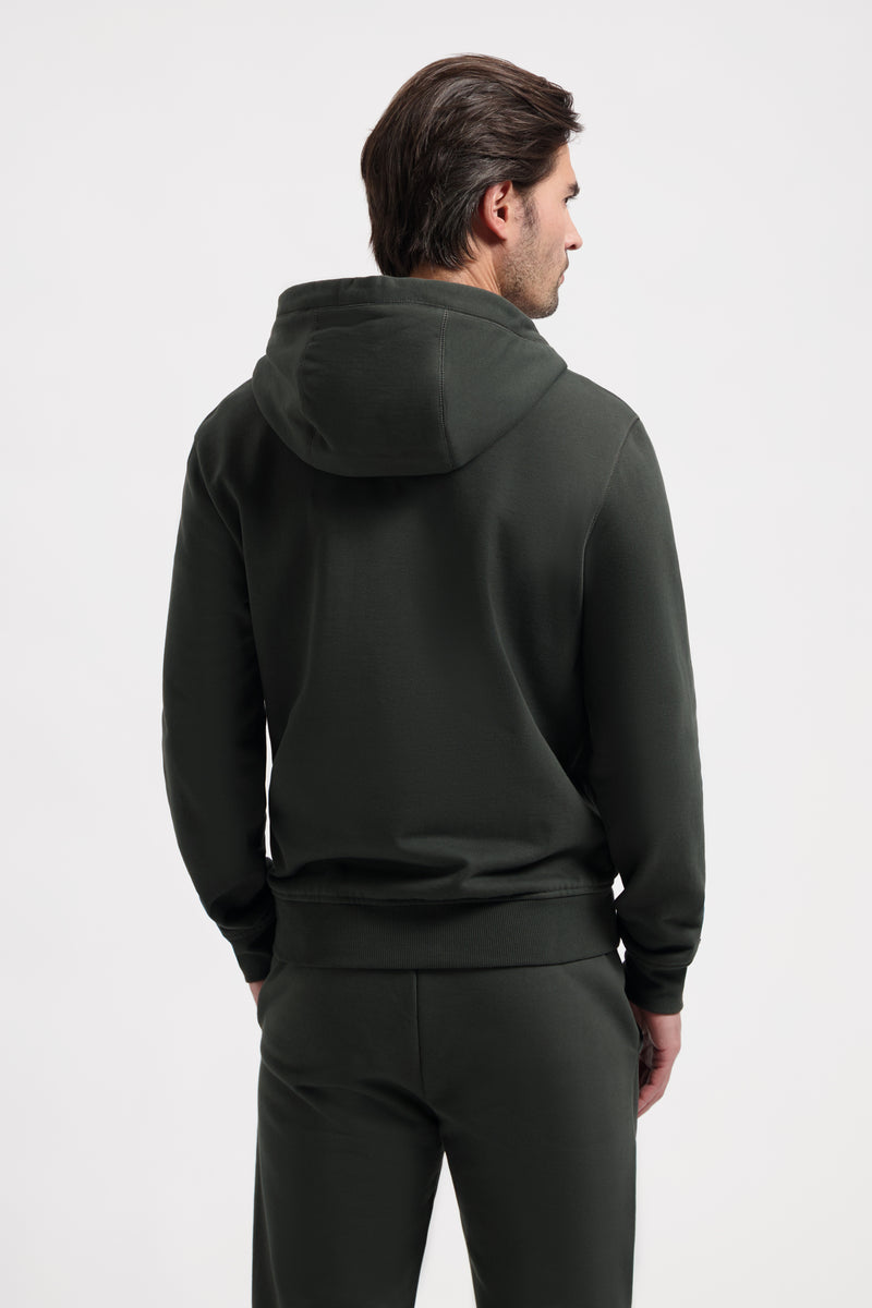 Zip-Up Hoodie | Earth Grey
