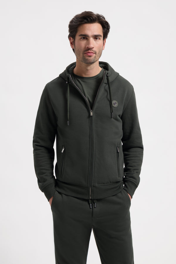 Zip-Up Hoodie | Earth Grey