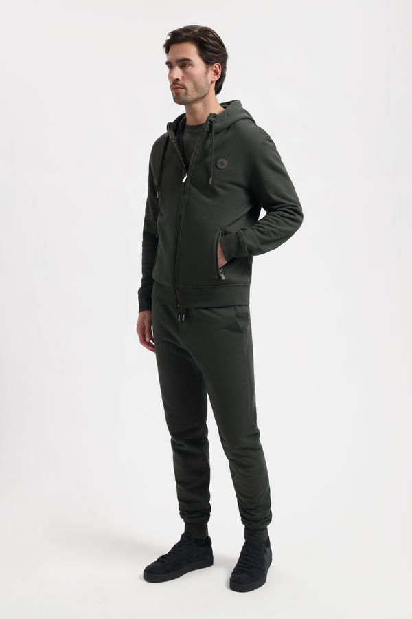 Zip-Up Hoodie | Earth Grey