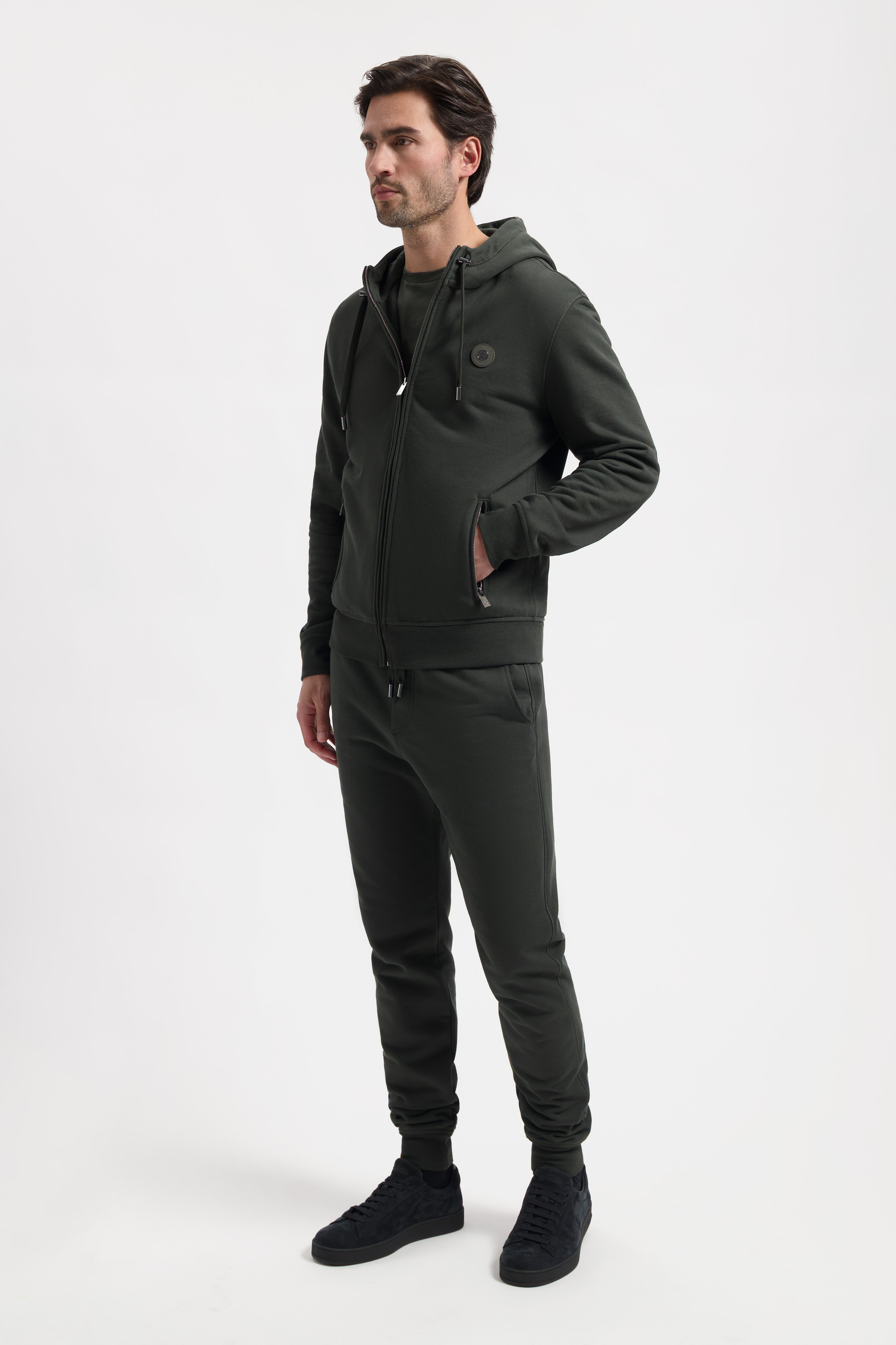 Zip-Up Hoodie | Earth Grey