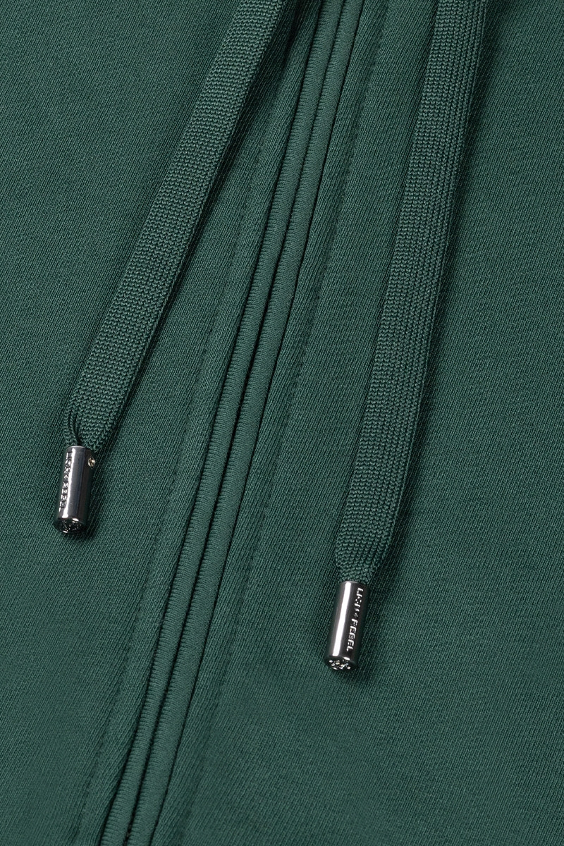 Zip-Up Hoodie | Hunter Green
