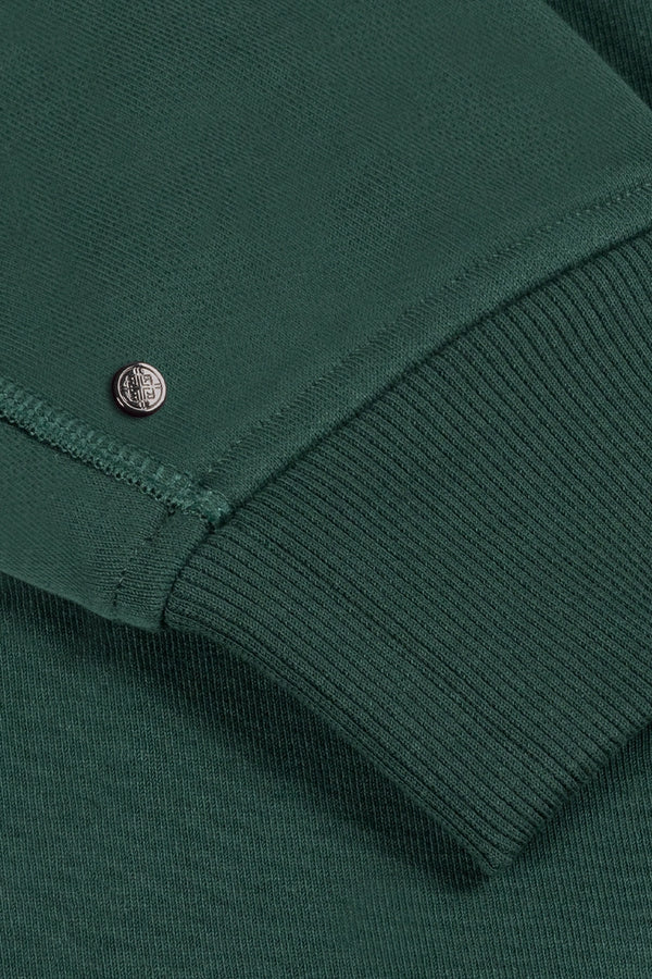 Zip-Up Hoodie | Hunter Green