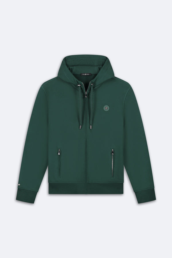 Zip-Up Hoodie | Hunter Green