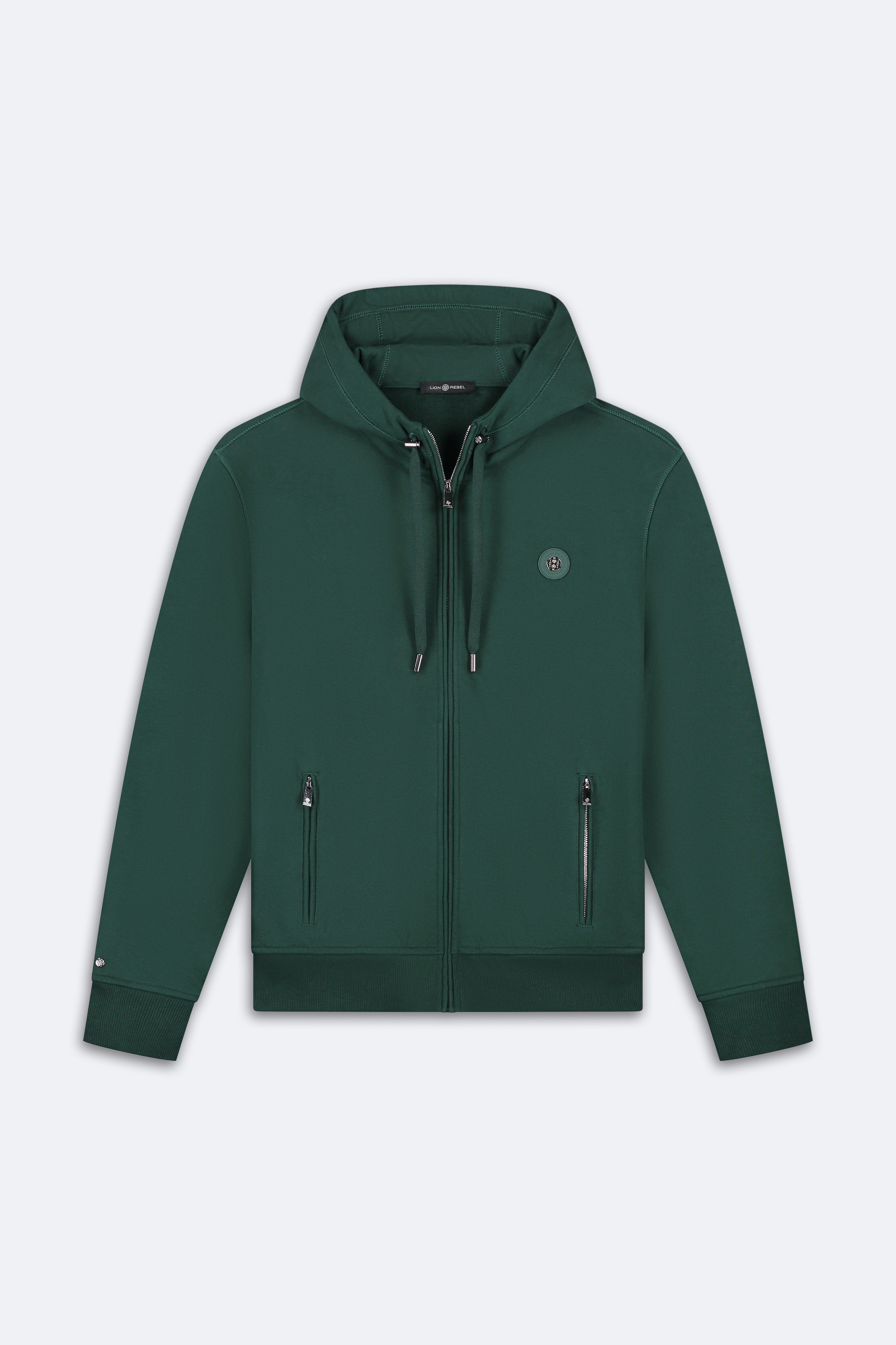 Zip-Up Hoodie | Hunter Green