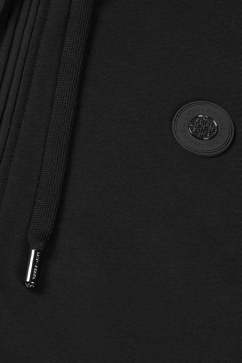 Zip-Up Hoodie | Onyx Black