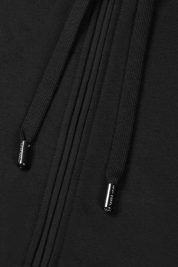 Zip-Up Hoodie | Onyx Black