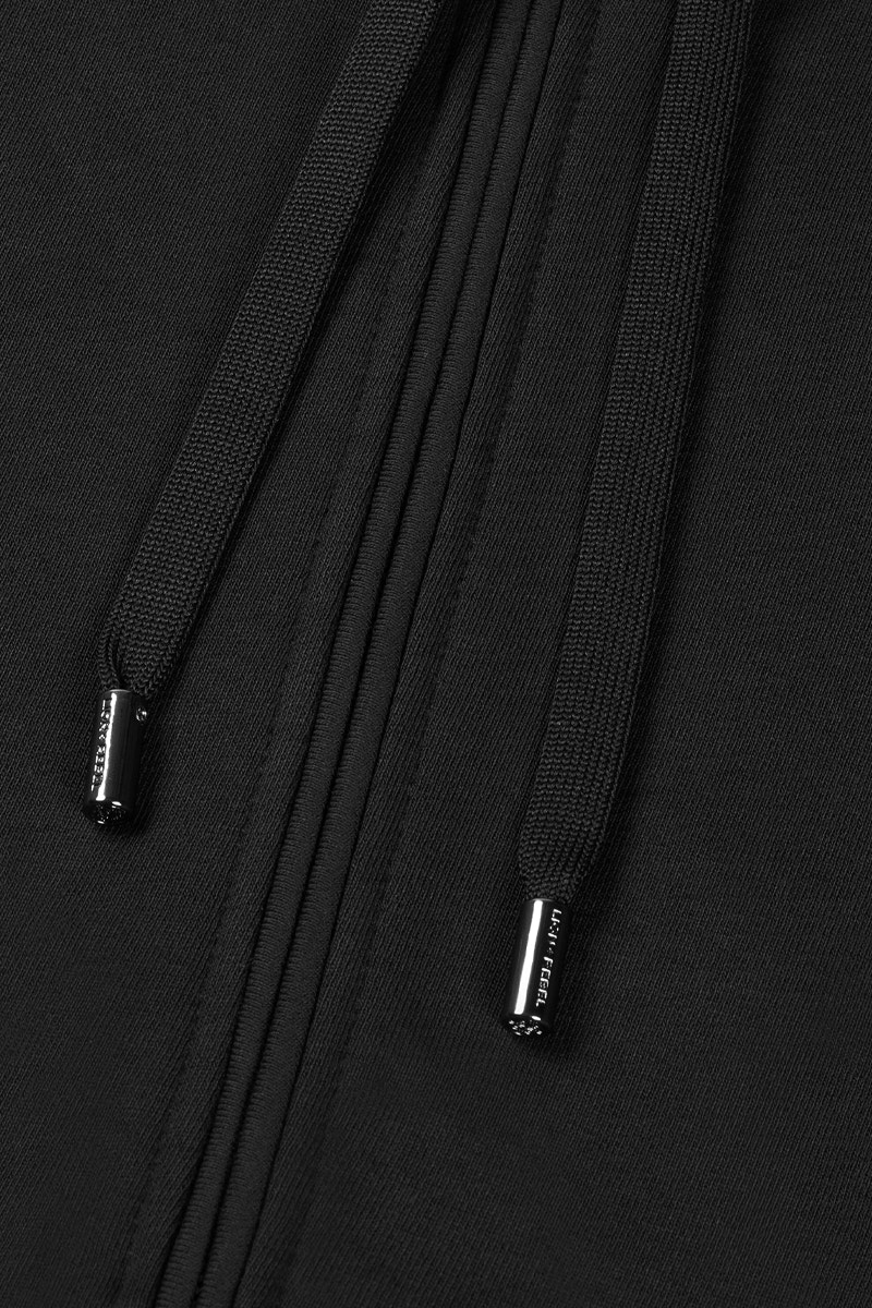 Zip-Up Hoodie | Onyx Black
