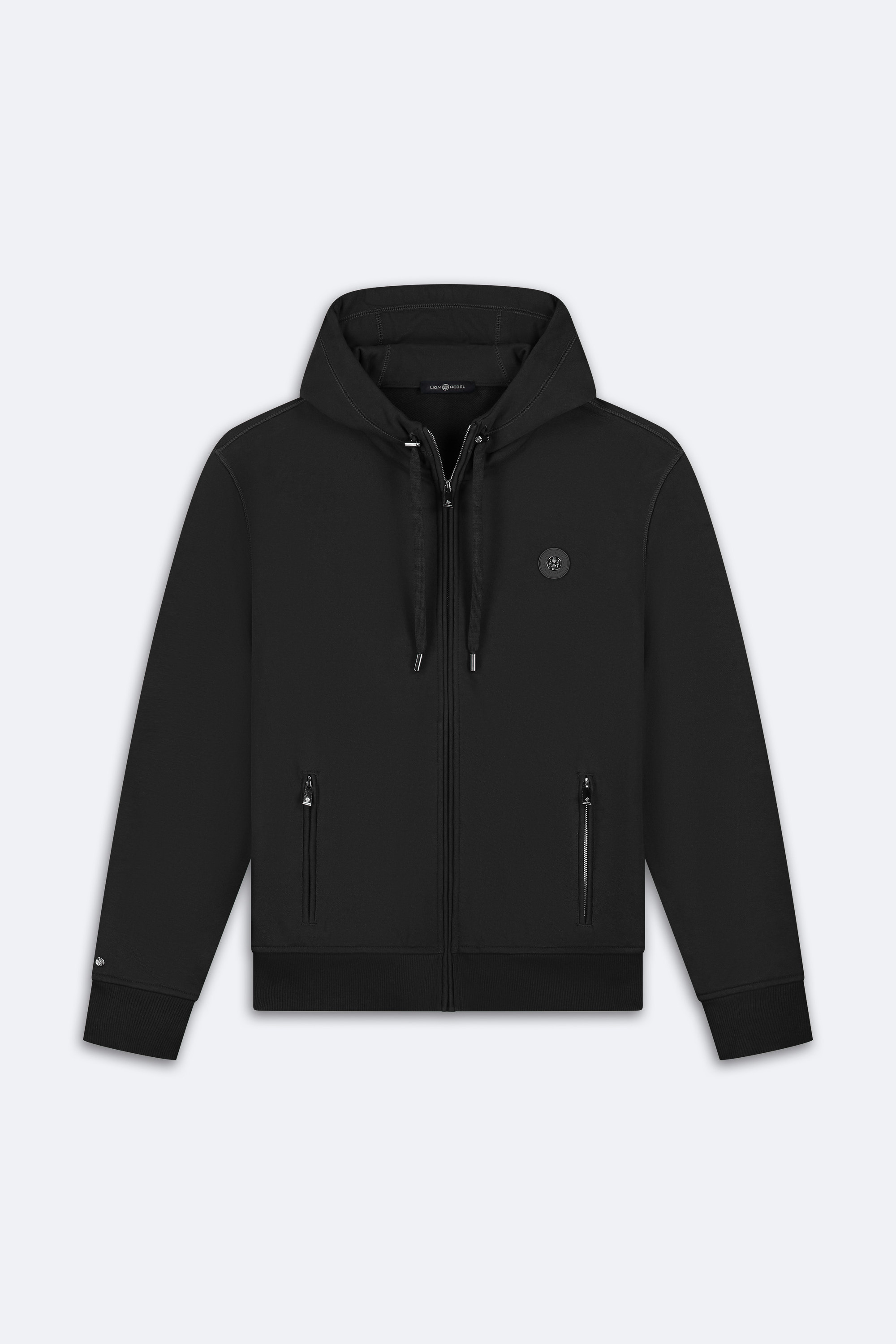 Zip-Up Hoodie | Onyx Black