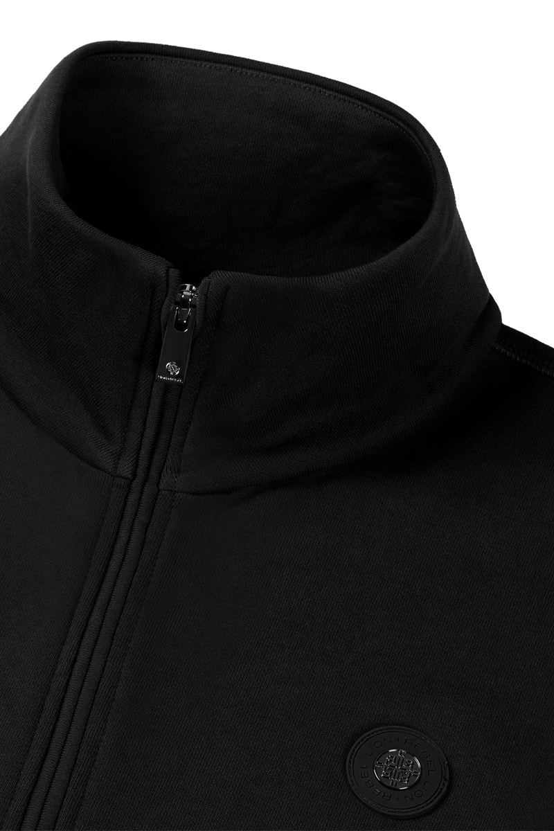 Zip-Up Sweatshirt | Onyx Black