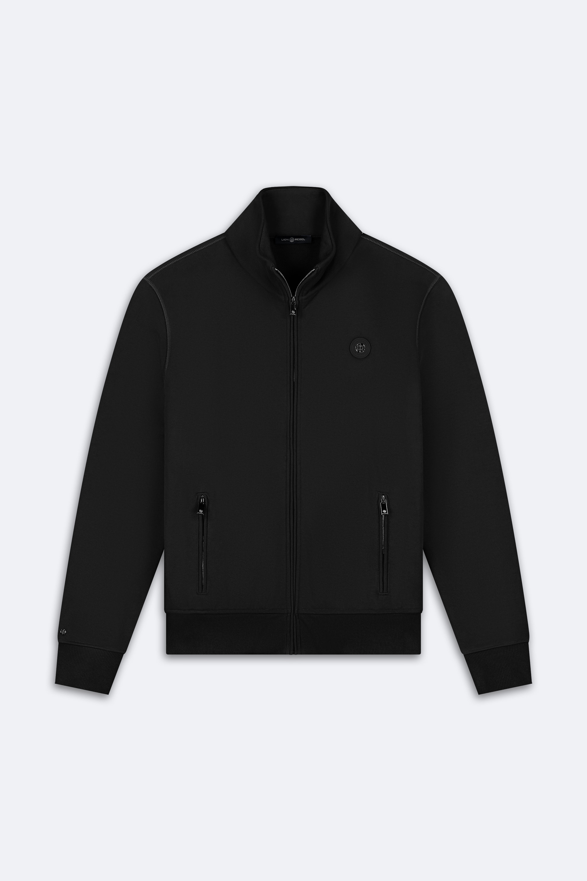 Zip-Up Sweatshirt | Onyx Black
