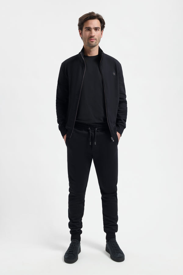 Zip-Up Sweatshirt | Onyx Black
