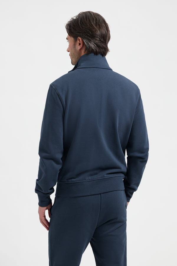 Zip-Up Sweatshirt | Storm Blue