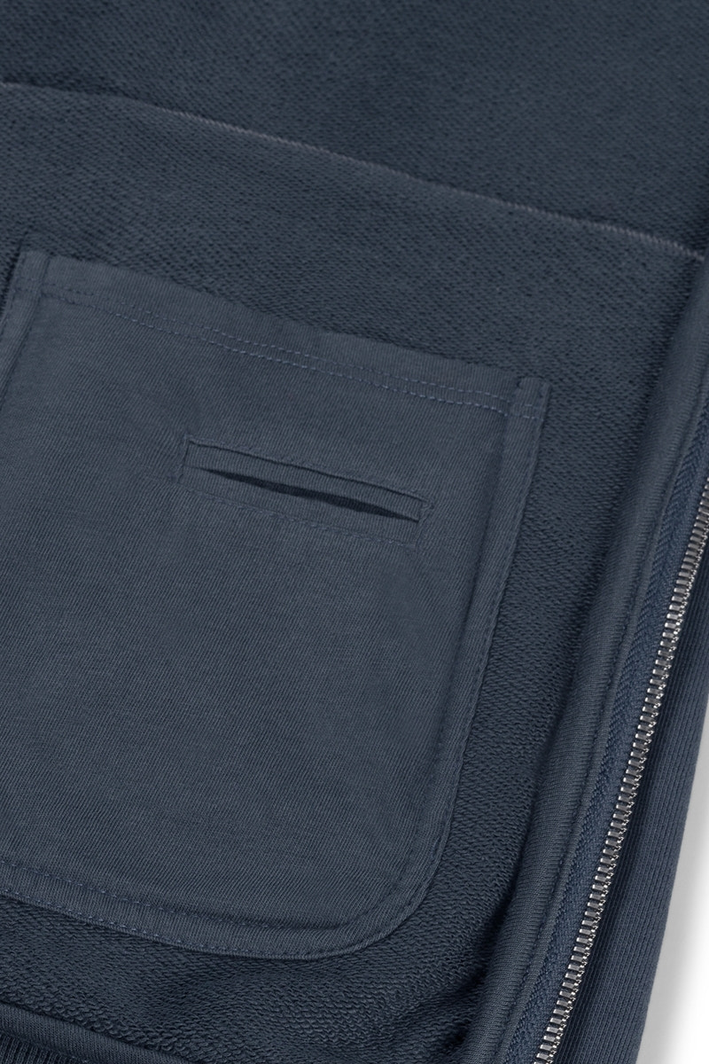 Zip-Up Sweatshirt | Storm Blue