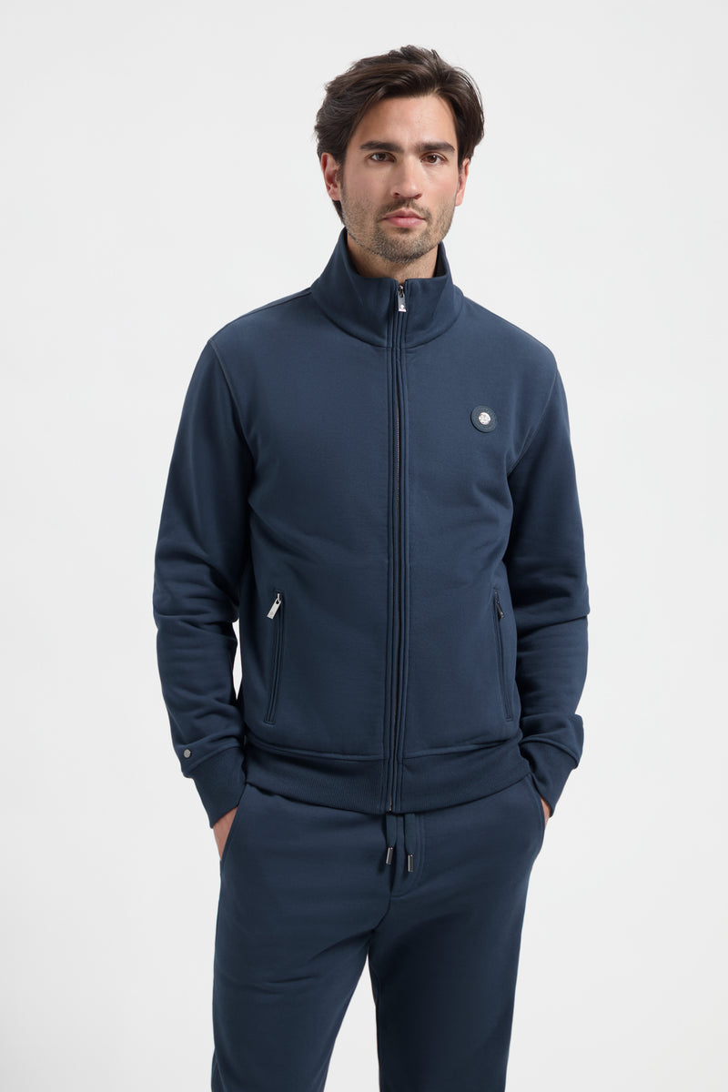 Zip-Up Sweatshirt | Storm Blue