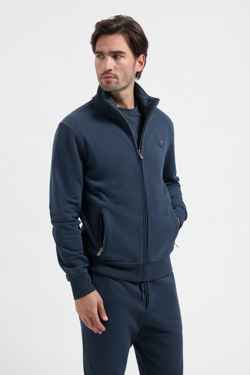 Zip-Up Sweatshirt | Storm Blue